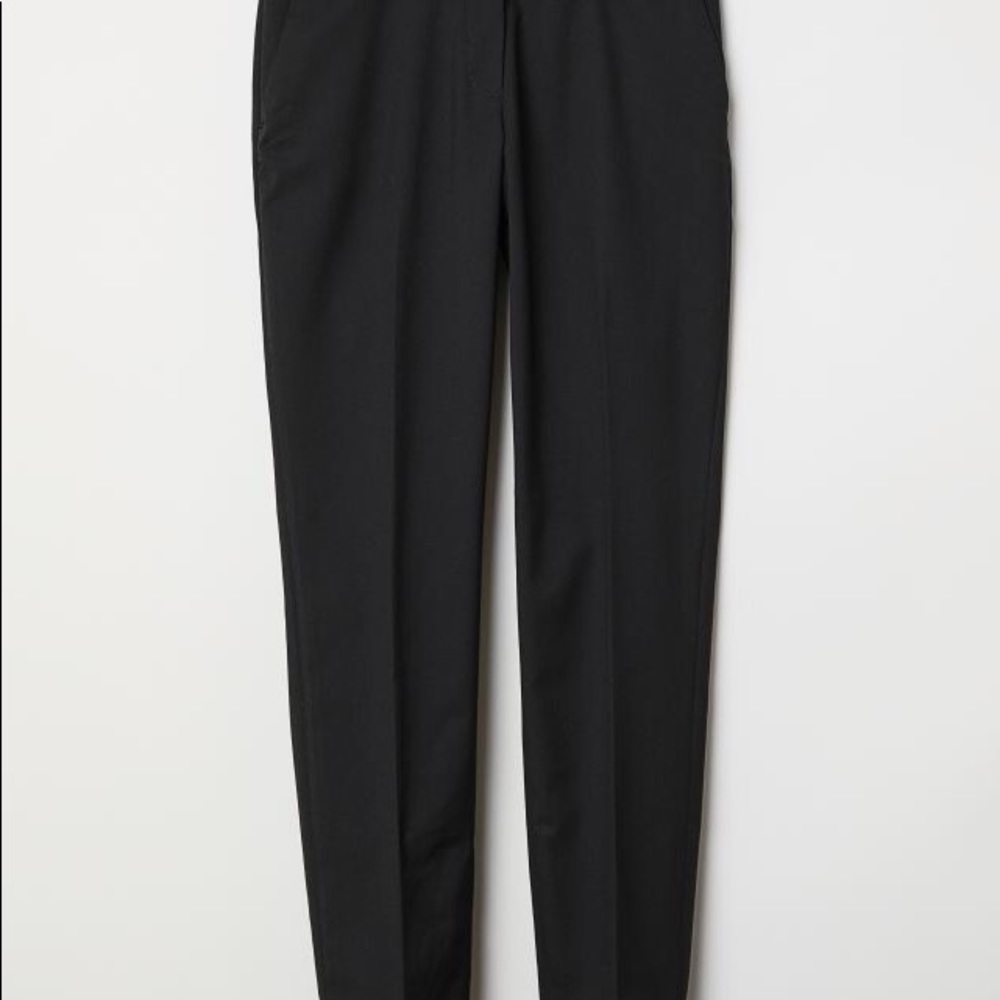 NWT H&M black ladies trouser suit pants sz 2